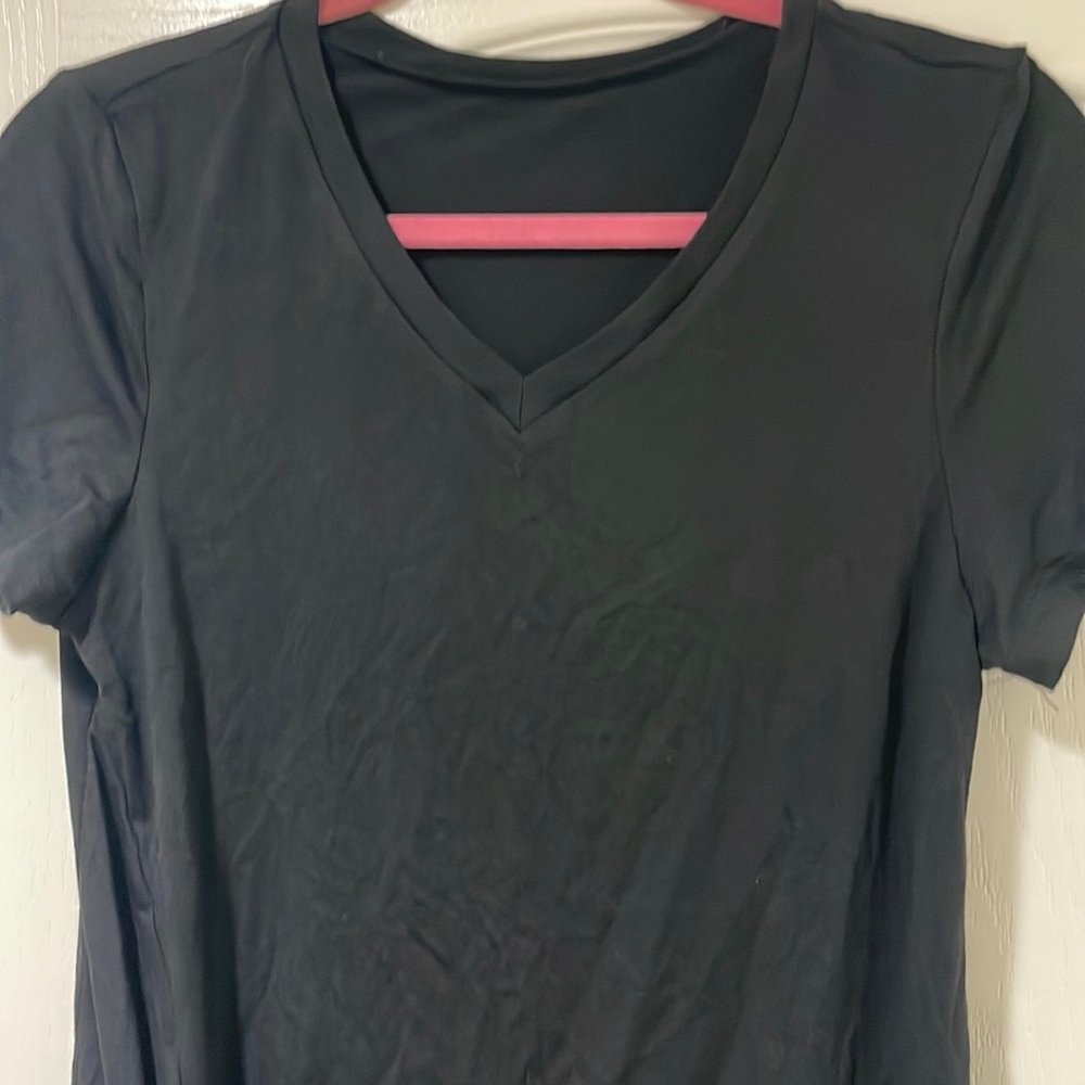 V neck dress